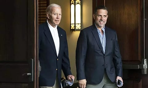 மகனே ஆனாலும்... பைடன் மன்னிக்க மாட்டார்; வெள்ளை மாளிகை பரபரப்பு அறிக்கை