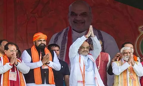 அண்டை நாடுகளில் இருந்து ஊடுருவலை தடுக்க மீண்டும் மோடிக்கு வாக்களிக்க வேண்டும் - அமித்ஷா