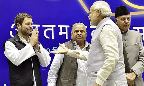 பிரதமர் மோடியின் 73வது பிறந்தநாள்: ஜனாதிபதி, ராகுல்காந்தி உள்ளிட்ட தலைவர்கள் பிறந்தநாள் வாழ்த்து