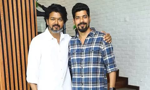 "விஜய்யை சந்தித்தது தான் எனது 'மறக்குமா நெஞ்சம்' தருணம்" - 'மார்க் ஆண்டனி' படத்தின் தயாரிப்பாளர் பதிவு