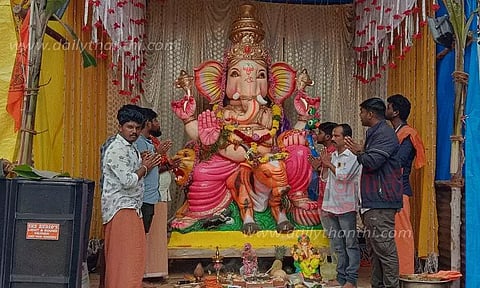 496 விநாயகர் சிலைகள் பிரதிஷ்டை