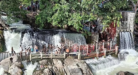 ஒகேனக்கல்லுக்கு நீர்வரத்து வினாடிக்கு 4 ஆயிரம் கன அடியாக குறைந்தது