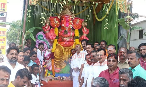 பலத்த போலீஸ் பாதுகாப்பு