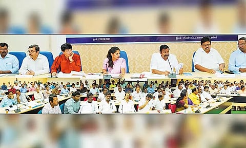 சென்னையில் மழைநீர் வடிகால் இணைப்பு பணிகள் இம்மாத இறுதிக்குள் முடிக்கப்படும் - அமைச்சர் கே.என்.நேரு தகவல்