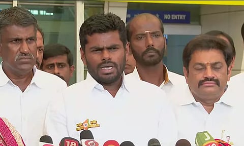 அண்ணா பற்றி பேசிய கருத்துக்கு மன்னிப்பு கேட்க மாட்டேன்... அண்ணாமலை திட்டவட்டம்