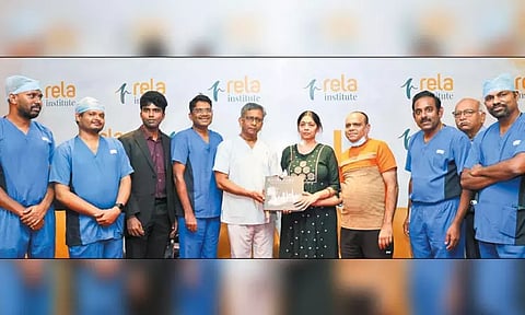 ரேலா ஆஸ்பத்திரியில் 42 வயதான குஜராத் பெண்ணுக்கு வெற்றிகரமாக இரட்டை நுரையீரல் உறுப்பு மாற்று சிகிச்சை