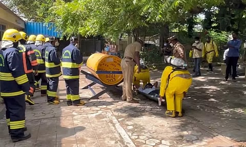 பாதுகாப்பு ஒத்திகை நிகழ்ச்சி