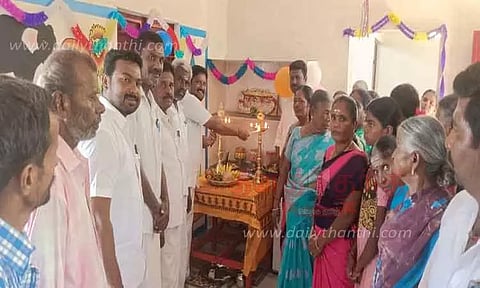 கொமாரபாளையம் ஊராட்சியில் புதுப்பிக்கப்பட்ட அங்கன்வாடி மையம் திறப்பு