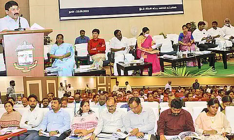 சென்னை மாநகராட்சி பகுதியில் மேற்கொள்ளப்படும் மக்களுக்கான திட்டங்களை விரைந்து முடிக்க நடவடிக்கை எடுக்க வேண்டும்