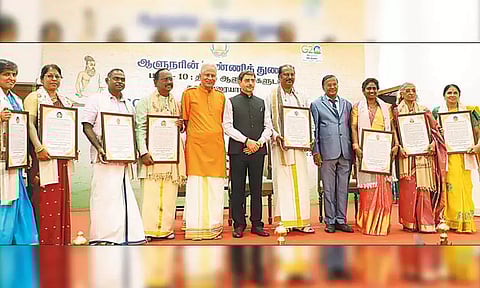 தமிழ் மொழியை கற்றுக்கொள்வதே என் வாழ்நாள் லட்சியம் - கவர்னர் ஆர்.என்.ரவி பேச்சு