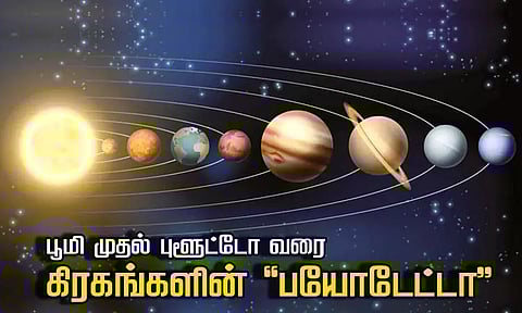 பூமி முதல் புளூட்டோ வரை: கிரகங்களின் `பயோடேட்டா'