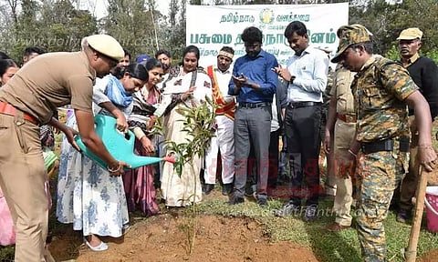 850 சோலை மரக்கன்றுகள் நடவு