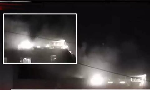 செங்கல்பட்டு அடுத்த மகேந்திராசிட்டி பகுதியில் ஐபோன் உதிரிபாகம் தயாரிக்கும் தொழிற்சாலையில் தீ விபத்து