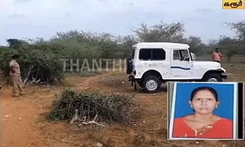 ஈரோடு சென்னசமுத்திரம் தி.மு.க. பெண் கவுன்சிலர் காட்டுப்பகுதியில் சடலமாக கண்டெடுப்பு