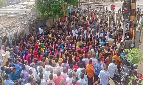 ரெயில் மறியலில் ஈடுபட முயன்ற பொதுமக்கள் 196 பேர் கைது