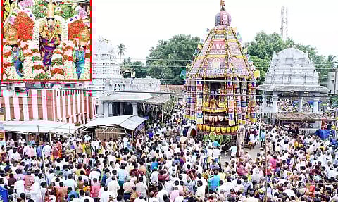 குணசீலம் கோவில் தேரோட்டம்