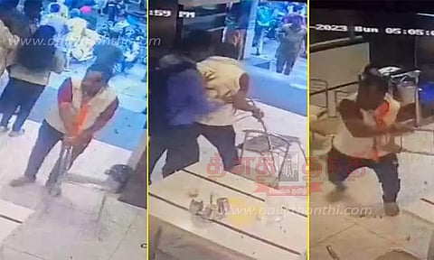 முழுஅடைப்பின் போது திறந்திருந்த 3 ஓட்டல்கள் சூறையாடல்