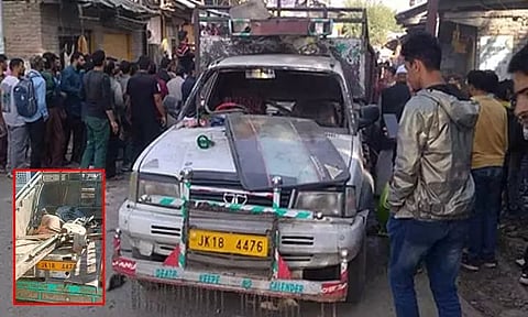 காஷ்மீரில் வாகனத்தில் திடீர் வெடிவிபத்து: 8 தொழிலாளர்கள் காயம்; பயங்கரவாத தாக்குதலா..?