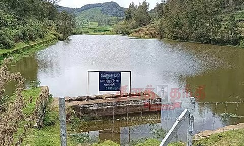 ஈளாடா தடுப்பணையின் நீர்மட்டம் குறைந்தது