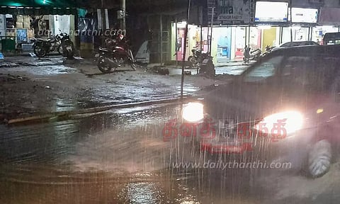 1 மணி நேரம் கனமழை