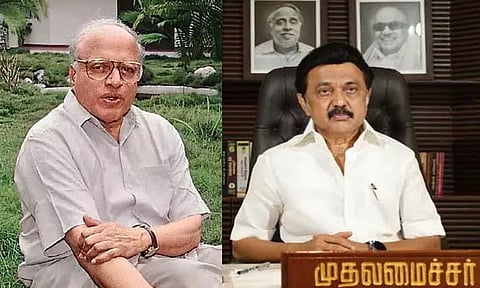 வேளாண் விஞ்ஞானி எம்.எஸ்.சுவாமிநாதனுக்கு காவல்துறை மரியாதையுடன் இறுதி அஞ்சலி - முதல்-அமைச்சர் உத்தரவு