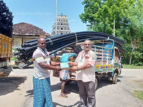 மானியத்தில் விவசாயிகளுக்கு தண்ணீர் குழாய்கள்