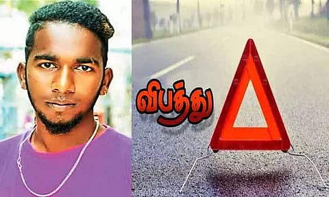 மாமல்லபுரம் அருகே மோட்டார் சைக்கிள் விபத்தில் வாலிபர் பலி