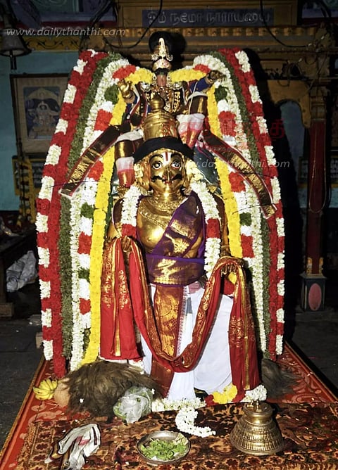 சவுரிராஜபெருமாள் கோவிலில் கருட சேவை