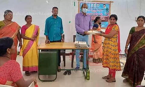 மகளிர் சுய உதவிக்குழுவினருக்கு பயிற்சி