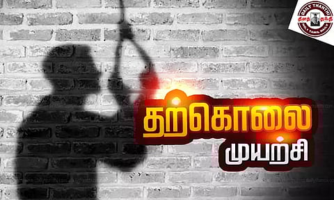 செல்போன் திருடும்போது சிக்கிக்கொண்டதால் தற்கொலைக்கு முயன்ற வடமாநில வாலிபர் - சென்டிரல் ரெயில் நிலையத்தில் பரபரப்பு