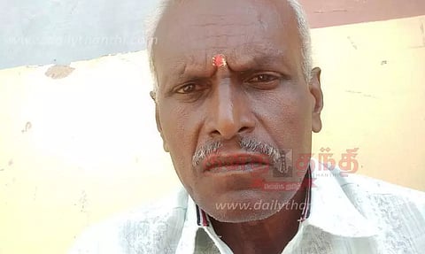 அலங்கார வளைவில் மோட்டார் சைக்கிள் மோதி விவசாயி பலி