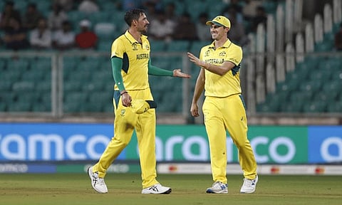 உலகக்கோப்பை பயிற்சி ஆட்டம்: நெதர்லாந்து- ஆஸ்திரேலிய அணிகள் மோதிய போட்டி பாதியில் கைவிடப்பட்டது