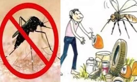 டெங்கு புழுக்கள் உற்பத்திக்கு காரணமான கட்டுமான நிறுவனத்துக்கு ரூ.10 ஆயிரம் அபராதம்