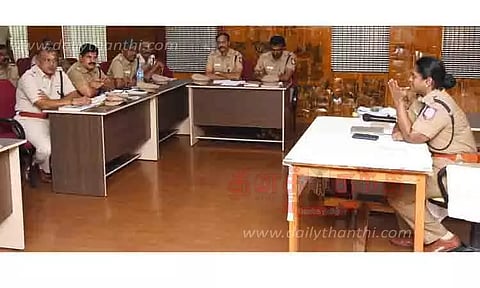 நிலுவை வழக்குகளை விரைந்து முடிக்க போலீசாருக்கு சூப்பிரண்டு அறிவுறுத்தல்