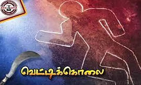 மணலி புதுநகர் அருகே அ.தி.மு.க. பிரமுகர் வெட்டிக்கொலை