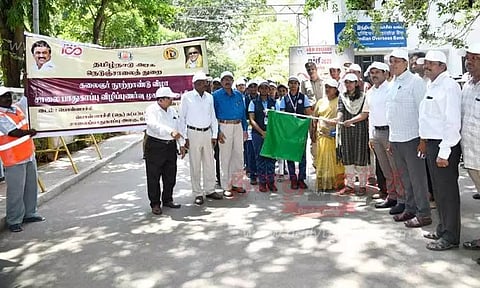 விபத்துகளை தடுக்க 41 இடங்களில் சாலை பாதுகாப்பு உபகரணங்கள்