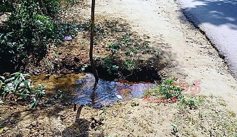 குழாயில் உடைப்பு ஏற்பட்டு வீணாகும் குடிநீர்