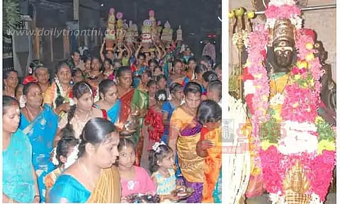 நேர்த்திக்கடன் செலுத்திய பக்தர்கள்