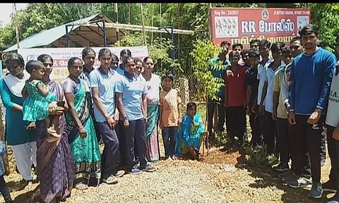 ஆர்.ஆர்.போலீஸ் பயிற்சி பள்ளியில் மரக்கன்று நடும் விழா