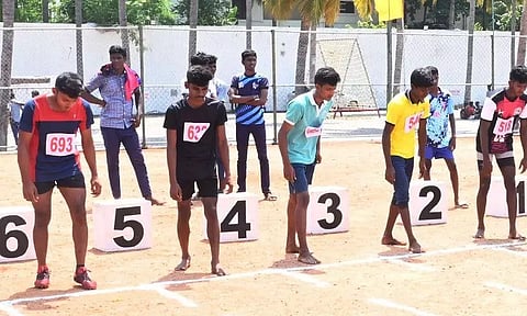 கள்ளக்குறிச்சியில் பள்ளி மாணவர்களுக்கான தடகள போட்டி