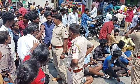 சிதம்பரம் அருகே, இடப்பிரச்சினையால் விஷம் குடித்த பெண் சாவு