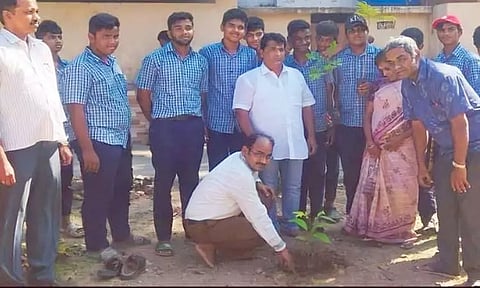 அரசு பள்ளியில் மரக்கன்று நடும் விழா