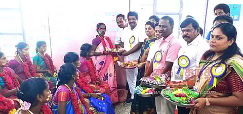 தண்டராம்பட்டில் கர்ப்பிணிகளுக்கு சமுதாய வளைகாப்பு நிகழ்ச்சி