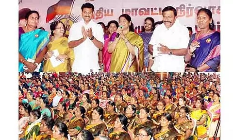 மக்களை பிரிக்க நினைக்கும் பா.ஜனதாவின் முயற்சியை முறியடிக்க வேண்டும்-கனிமொழி எம்.பி. பேச்சு