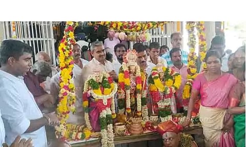 கரியமாணிக்கம் கிராமத்தில் சீதை- ராமர் திருக்கல்யாணம்