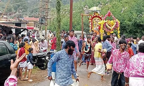 லட்சுமி நாராயண பெருமாள் கோவிலில் உறியடி திருவிழா