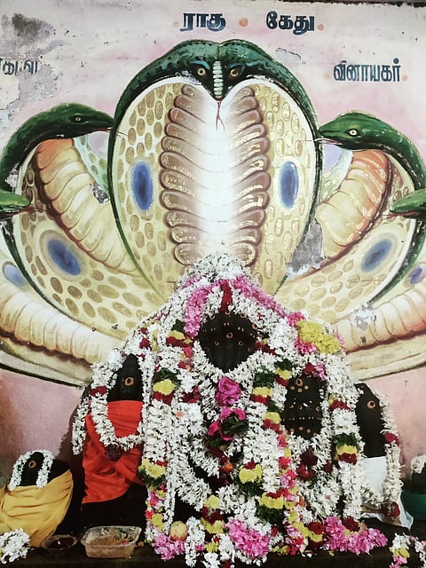 மந்திரபுரீஸ்வரர் கோவிலில் ராகு-கேது பெயர்ச்சி விழா