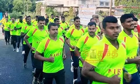 சூலக்கரையில் மாரத்தான் போட்டி