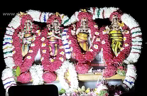 புஞ்சைபுளியம்பட்டி அண்ணாமலையார் கோவிலில் நால்வர் விழா