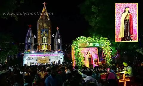 செஞ்சை புனித தெரசாள் ஆலய சப்பரபவனி